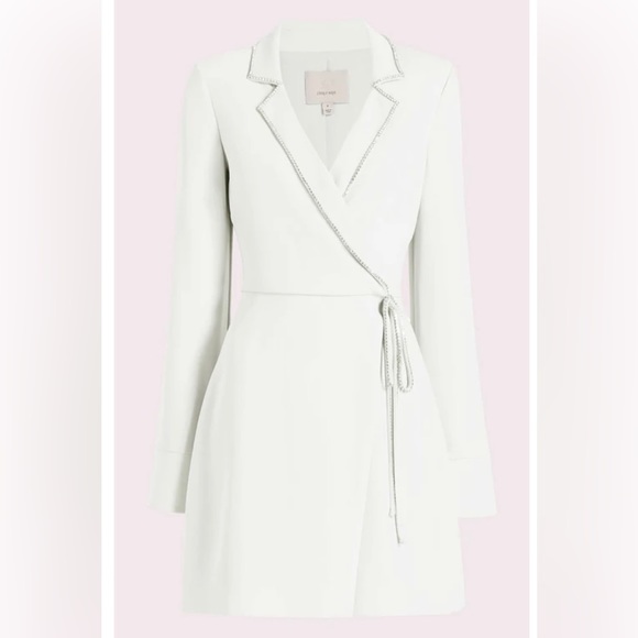 Cinq à Sept Revolve Barette Crystal-Trim Blazer Dress size 2 - Picture 2 of 10